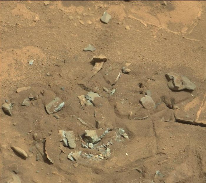 Bone Up On Mars Rock Shapes