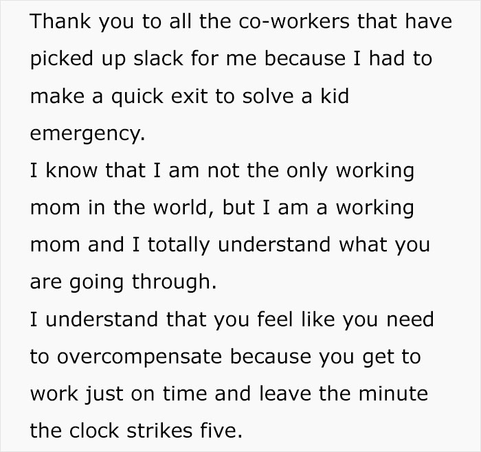 “Please Stop Judging Me For Leaving The Office At Exactly 5 P.M.” Working Mom’s Emotional Confession Goes Viral