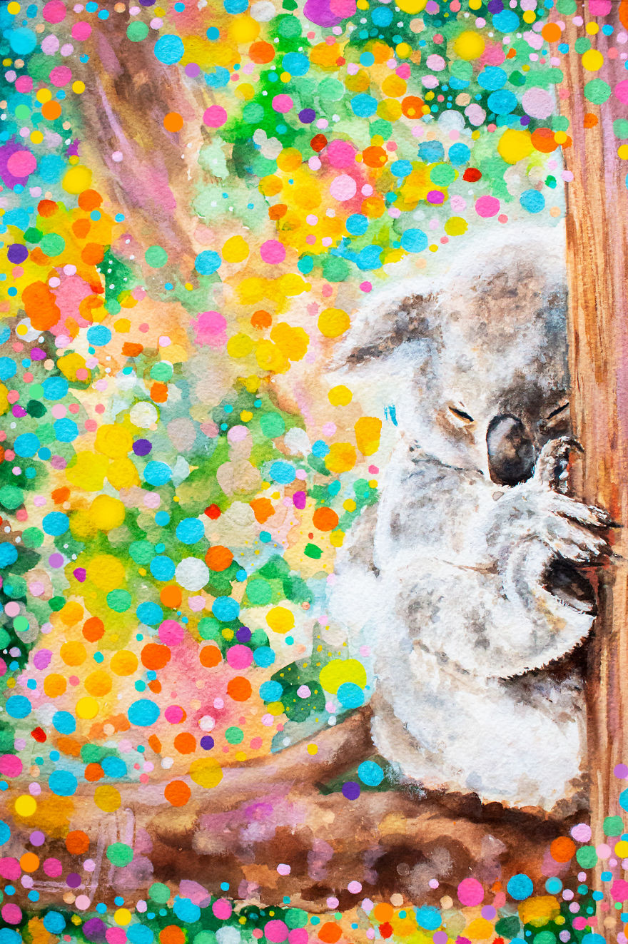 'dreaming Of Better Days' All Proceeds From This Art Print Goes To Bushfire-Affected Wildlife.
