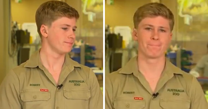 Robert Irwin Struggles To Hold Back Tears While Discussing The Impact Of The Australian Bushfires