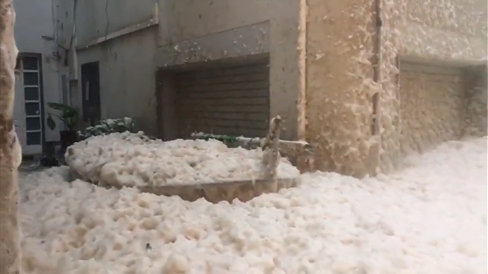 As Storm Gloria Continues Ravaging Spain, Mallorca Gets Hit By Huge Waves And Another Town Is Filled With Foam