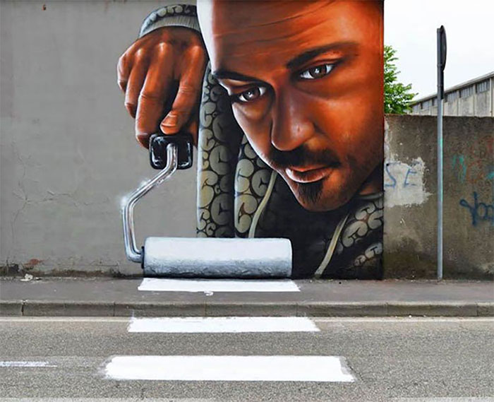 30 Pics Of 3D Street Art That Interacts With Its Surroundings, Created By Caiffa Cosimo