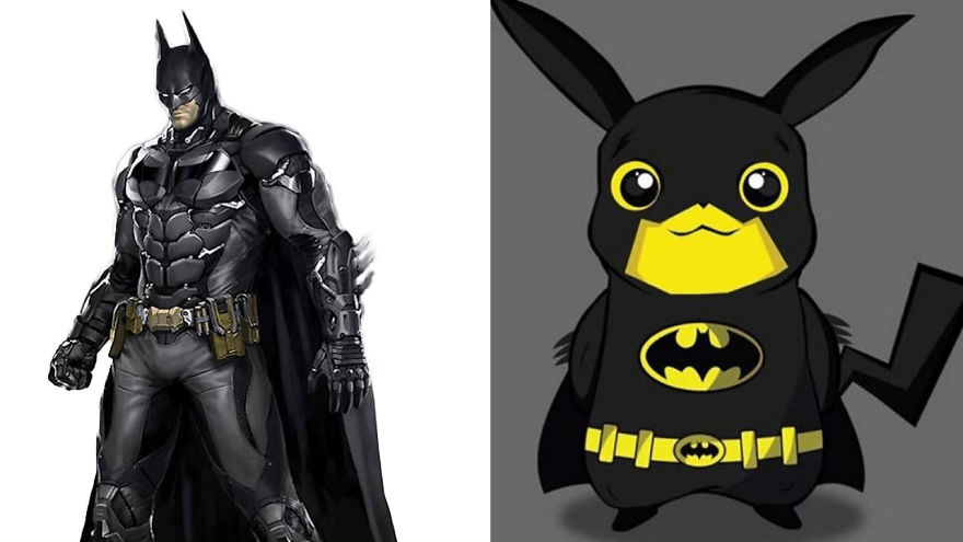 Superhero Characters As Pikachu Versions