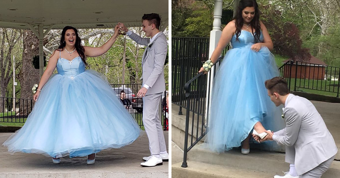 Teen Makes A Stunning Dress From Scratch After Learning His Prom Date Couldn’t Afford Her Dream Gown