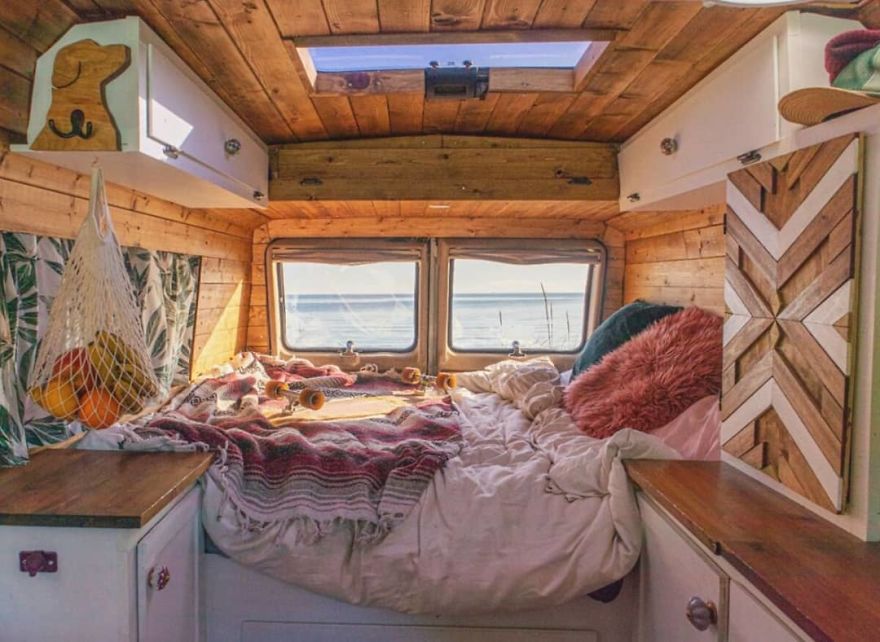 Beautiful Budget Van Conversion: Better To Travel On A Budget Than Not At All
