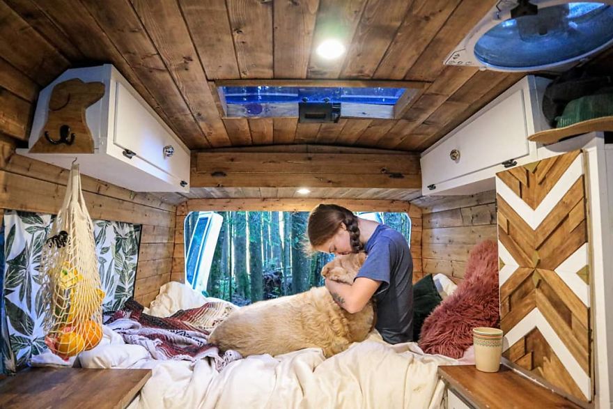 Beautiful Budget Van Conversion: Better To Travel On A Budget Than Not At All
