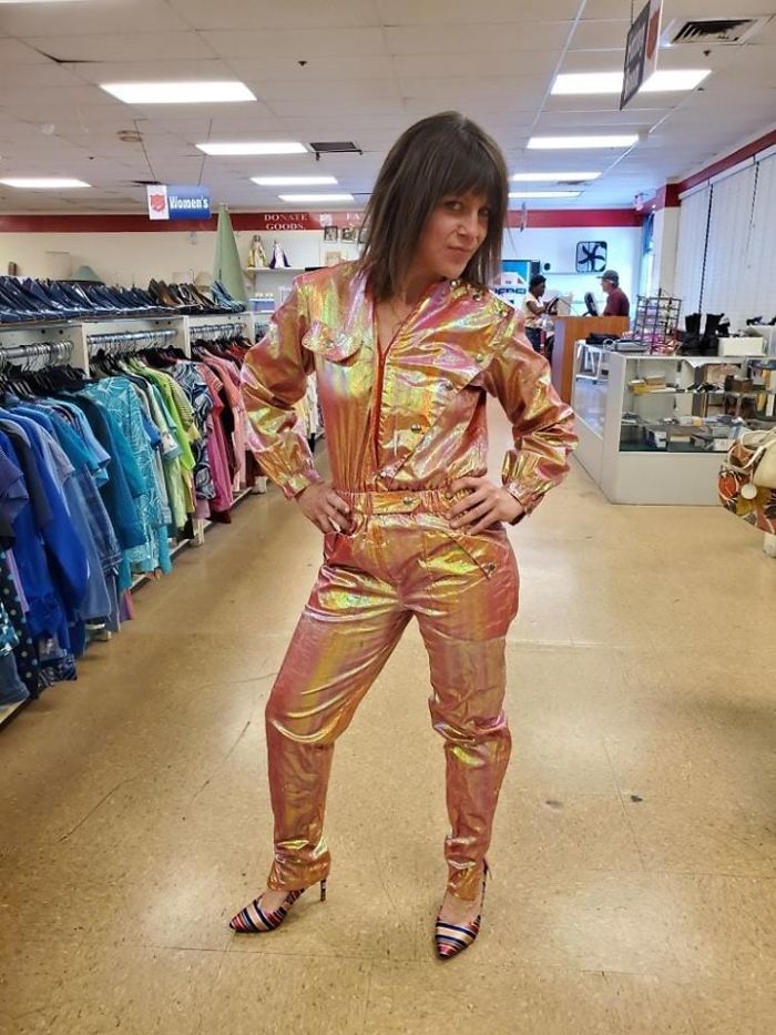 Found This Bad Ass "Spacesuit" For A Cool $7 At Salvation Army. Of Course I Grabbed It!! The Next Morning In Laughlin, I Donned This For My Coffee Mission, Asking Anyone I Could If They Knew Where The Good Space Coffee Is
