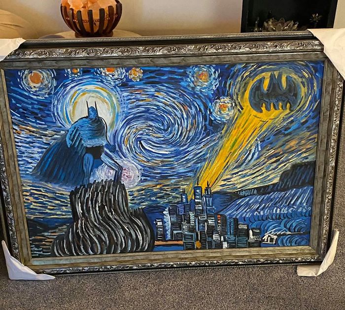 Picked This Up At A Flea Market In Oldsmar Fl. I Could Not Pass Up Van Gough's Gotham City