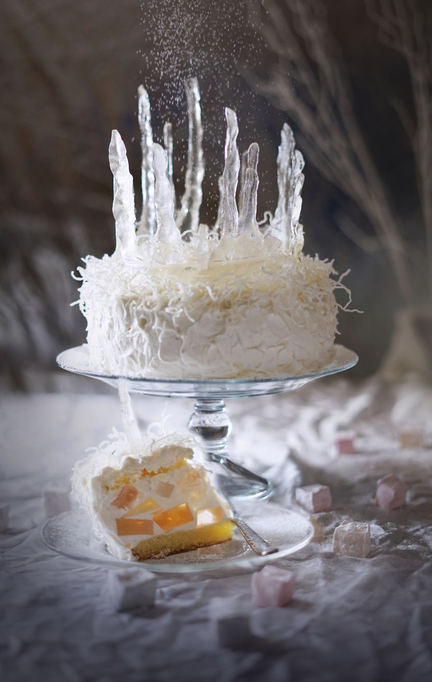 I Made This White Witch Turkish Delight Cake In Honor Of My Favorite Winter Fairytale
