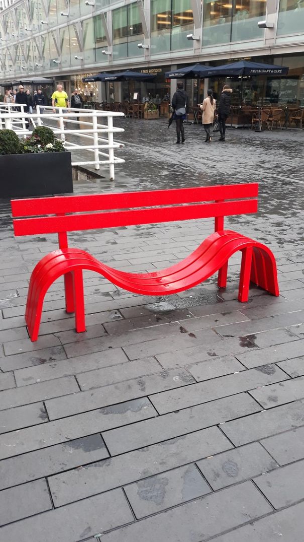 "This bench in London"