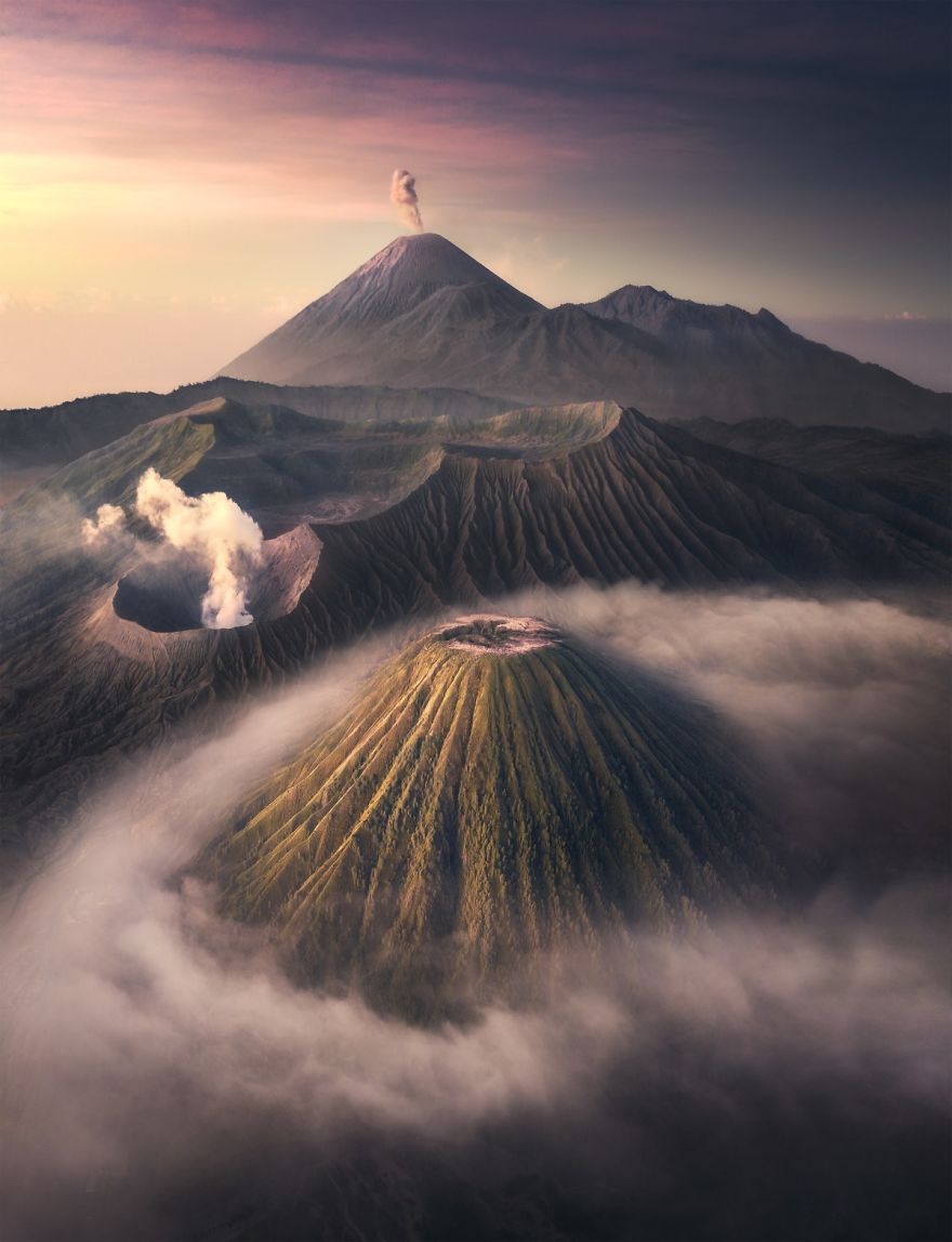 Bromo Volcano National Park, Indonesia By Tony Wang