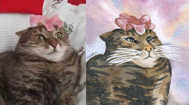 I Made Some Meme Cats Watercolors Because I Love Them