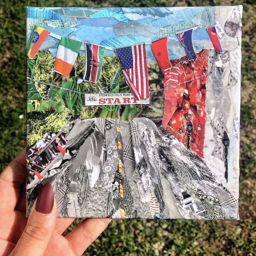 I Make Collages Out Of Recycled Magazines!