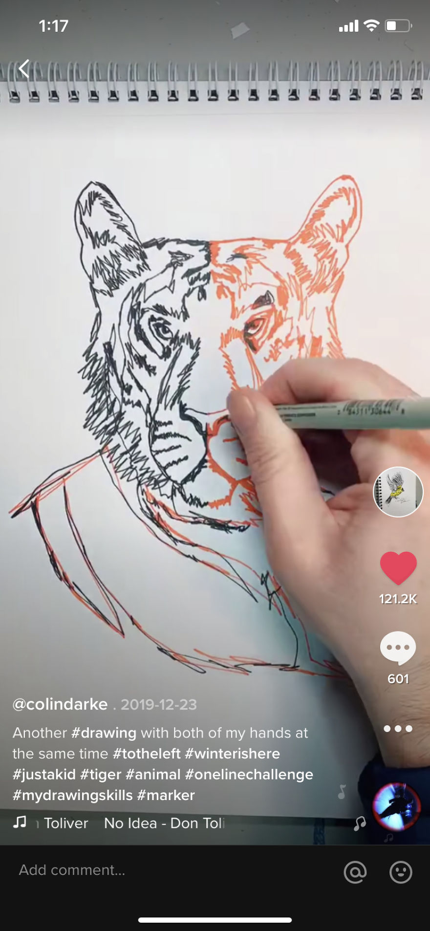 Viral Artist Drawing With Both Hands At The Same Time Viral Artist Drawing With Both Hands At The Same Time