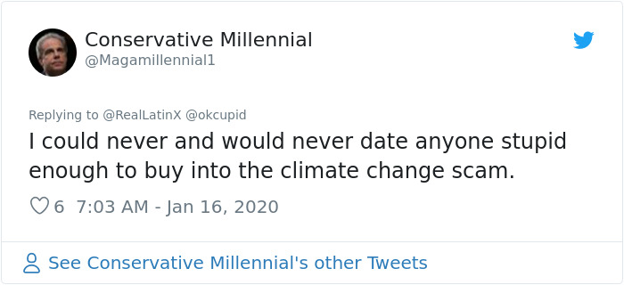 Dating Site OkCupid Adds A New Option That Allows Users To Filter Out Climate Change Deniers, Not Everyone Supports It