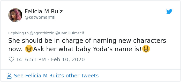 Dad Shares The Names His 1.5 Y.O. Daughter Calls Star Wars Characters, Mark Hamill Loves It