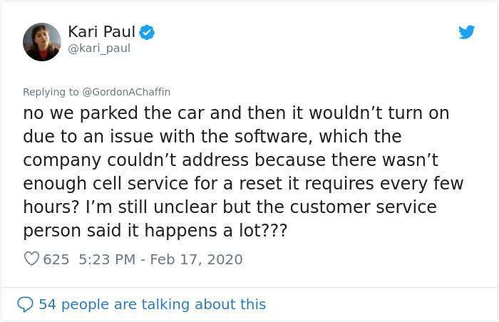 Woman Gets Stuck In Rural California After Losing Cell Service While Driving An App-Powered Rental Car And The Company Tells Her To Sleep In The Car