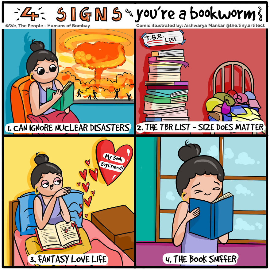 4 Signs You're A Bookworm
