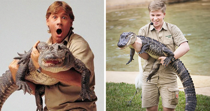 Robert Irwin Turns Heads With An Iconic Photo Recreation Where He Looks Exactly Like His Dad