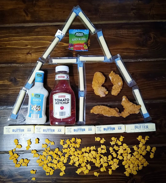Mom Updates The Existing Food Pyramid To What Her Kids Are Actually Willing To Eat