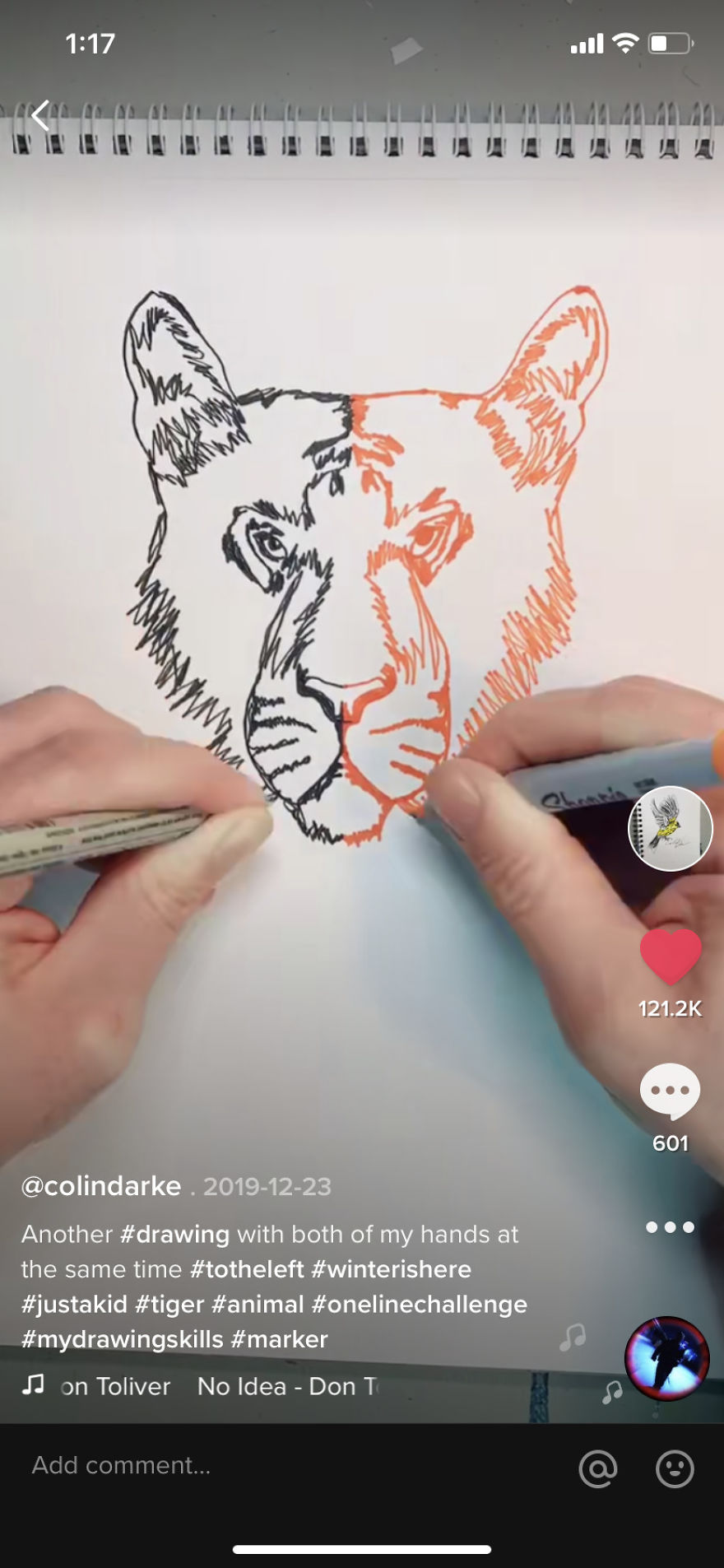 Viral Artist Drawing With Both Hands At The Same Time Viral Artist Drawing With Both Hands At The Same Time