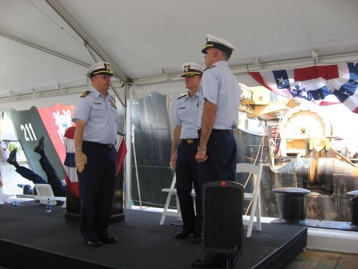 My Father’s Chair Failing At A Coast Guard Change Of Command
