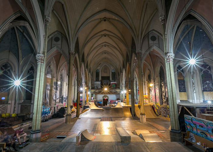 A Church In St. Louis, Missouri That Became An Indoor Skatepark