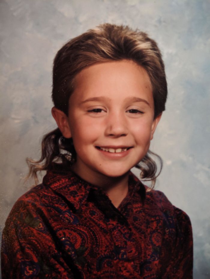My Dad Always Thought This Haircut Looked Incredible On Me. My Mom Thought The Shirt Was Incredible. Looking Back At 2nd Grade Me Is Incredible. I'm A Female