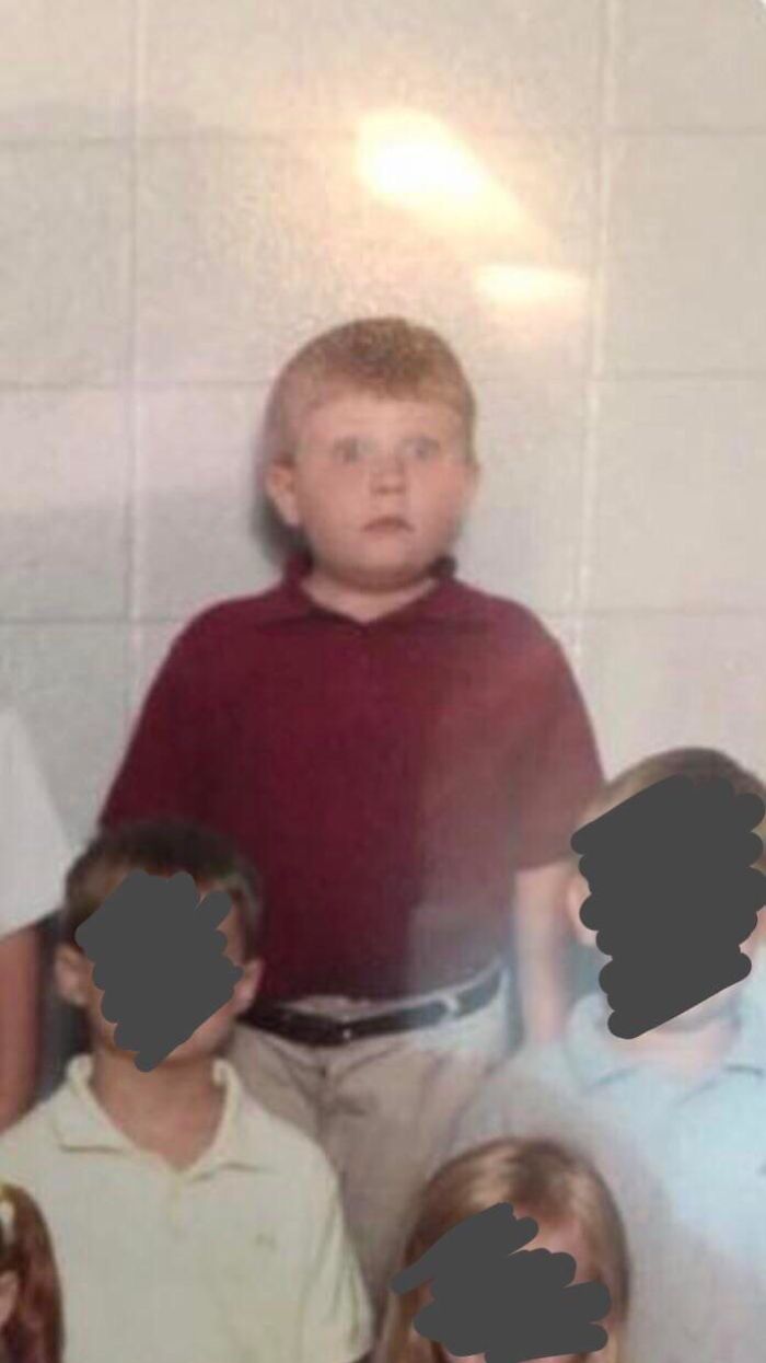 My Mom Told Me Not To Blink During My 2nd Grade Class Picture