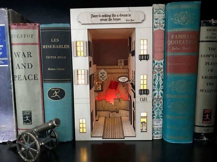 A Booknook Inspired By Les Miserables