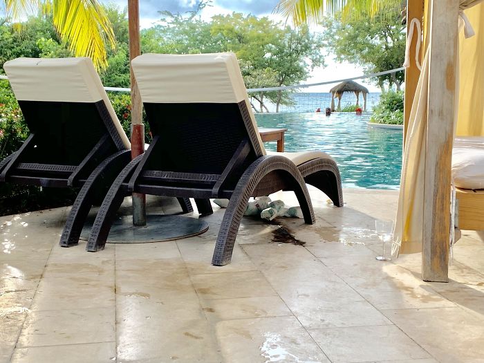 Got Soiled Diapers? Put Them Underneath Chaise Lounge At Beach Resort
