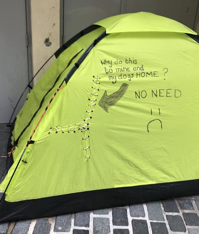 You’ve Got To Be The Worst Kind Of Heartless Twat If You Can Go Around Slashing Homeless People’s Tents
