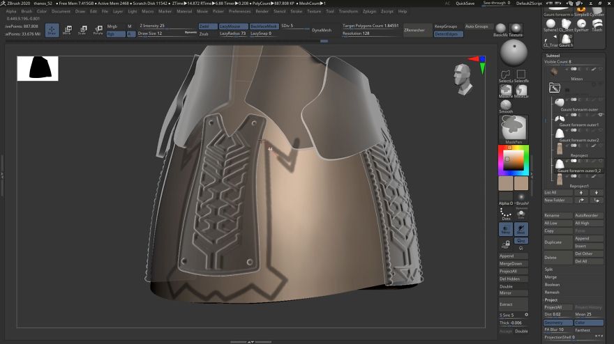 Incredibly Satisfying Timelapse Of Creating Thanos Gives Rare Look Into What It Takes To Make The Characters You See In Films (17 Pics + Video)