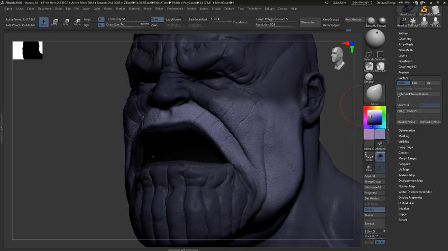 Incredibly Satisfying Timelapse Of Creating Thanos Gives Rare Look Into What It Takes To Make The Characters You See In Films (17 Pics + Video)