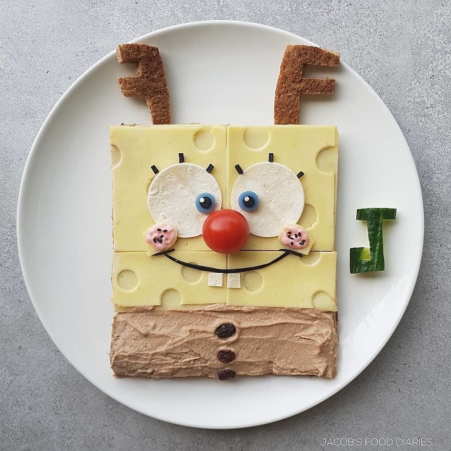 Spongebob Squarepants As Rudolf