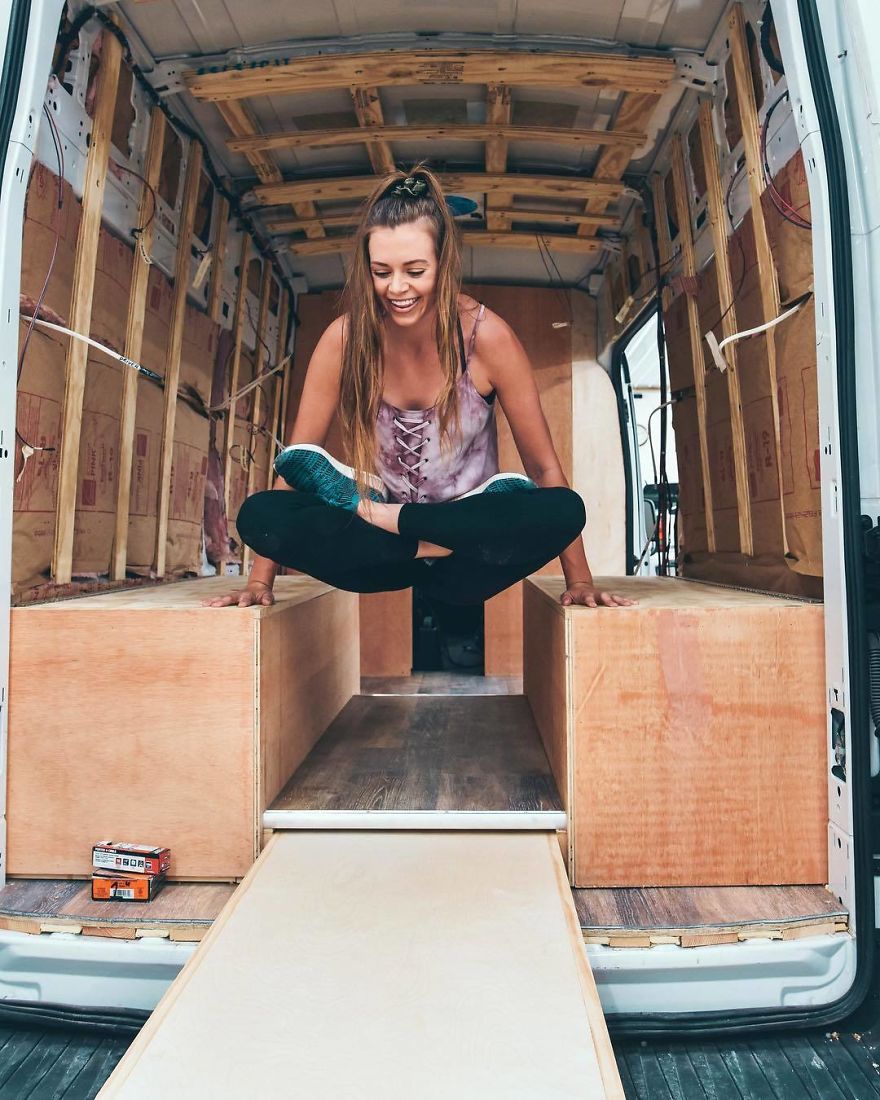A Solo Female Traveler In A Converted Van With Her Puppy- Living On The Road Can Be An Incredible!