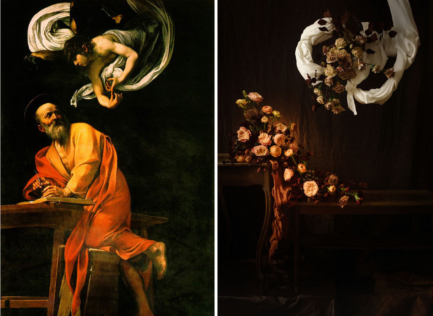 We Use Flowers To Recreate World-Famous Paintings (7 Pics)