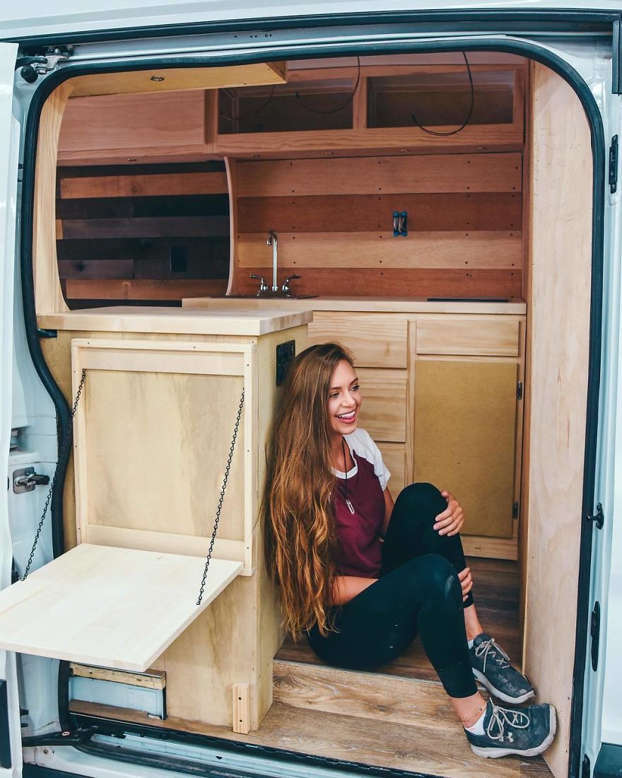 A Solo Female Traveler In A Converted Van With Her Puppy- Living On The Road Can Be An Incredible!