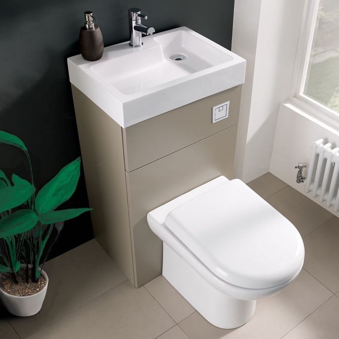 A Sink Over The Toilet Saves Space And Water