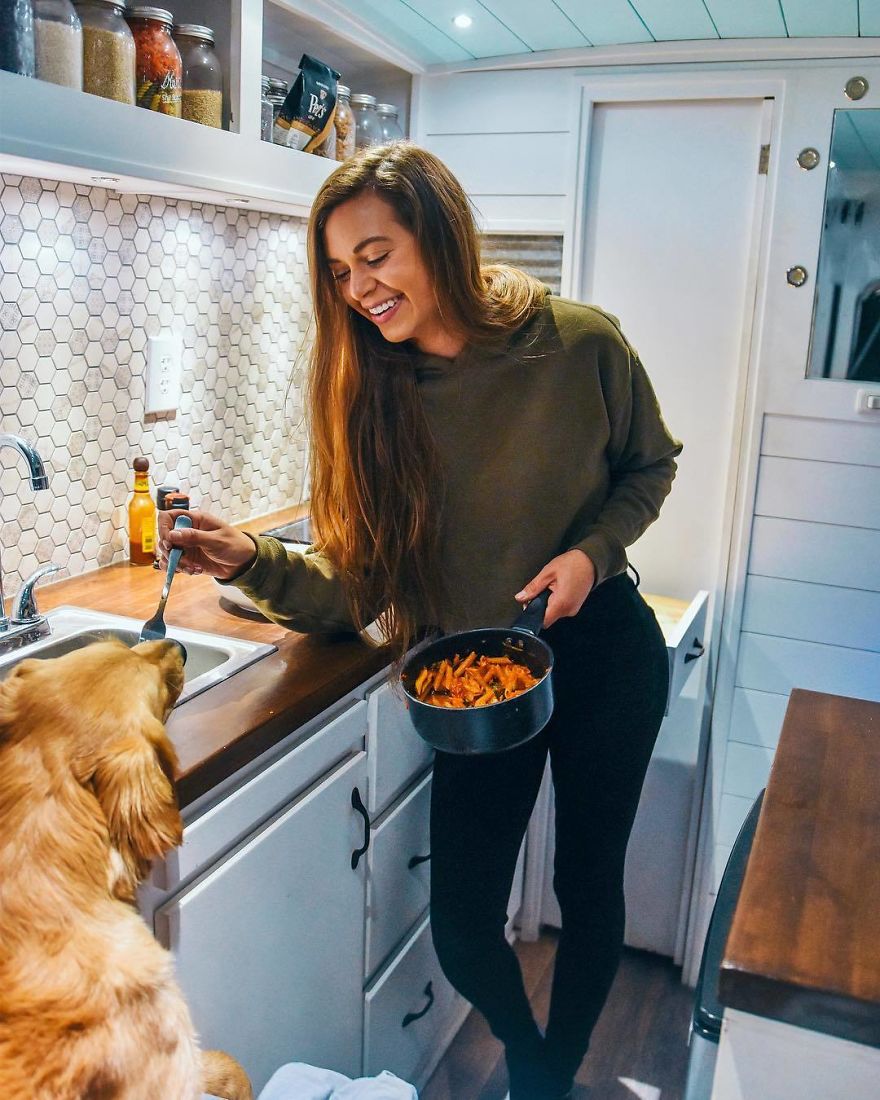 A Solo Female Traveler In A Converted Van With Her Puppy- Living On The Road Can Be An Incredible!