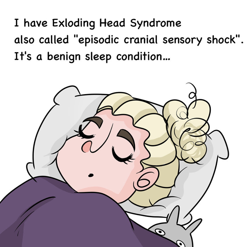 I Suffer From Exploding Head Syndrome, And Here's A Comic Explaining What  It's Like | Bored Panda