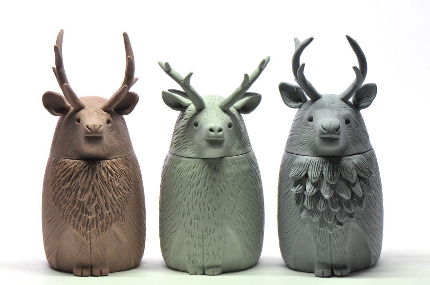 I Create Whimsical Vessels Inspired By Egyptian Canopic Jars To Raise Awareness Of Animals