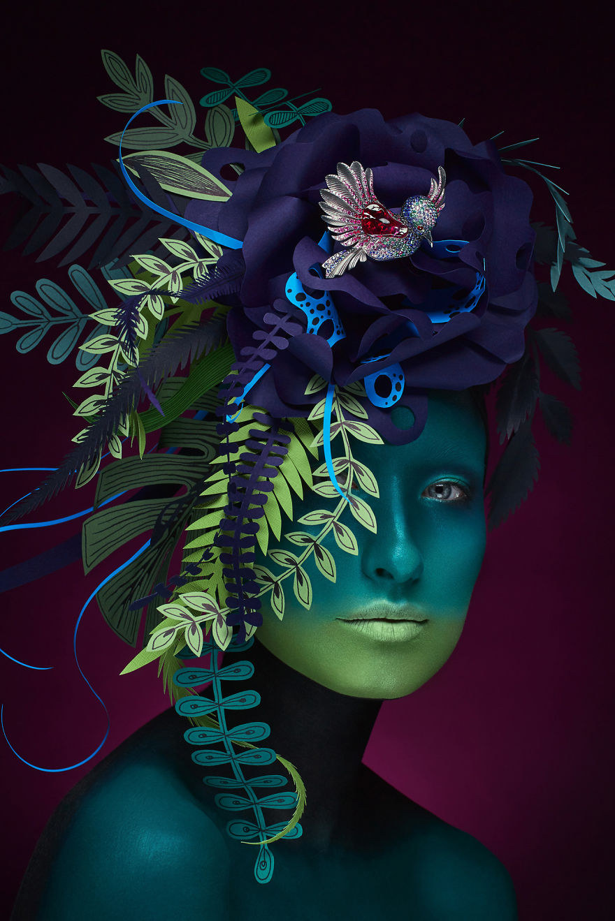 We Were Inspired By The Beauty Of Nature To Create Artistic Promo Campaign For A Jewelry Brand