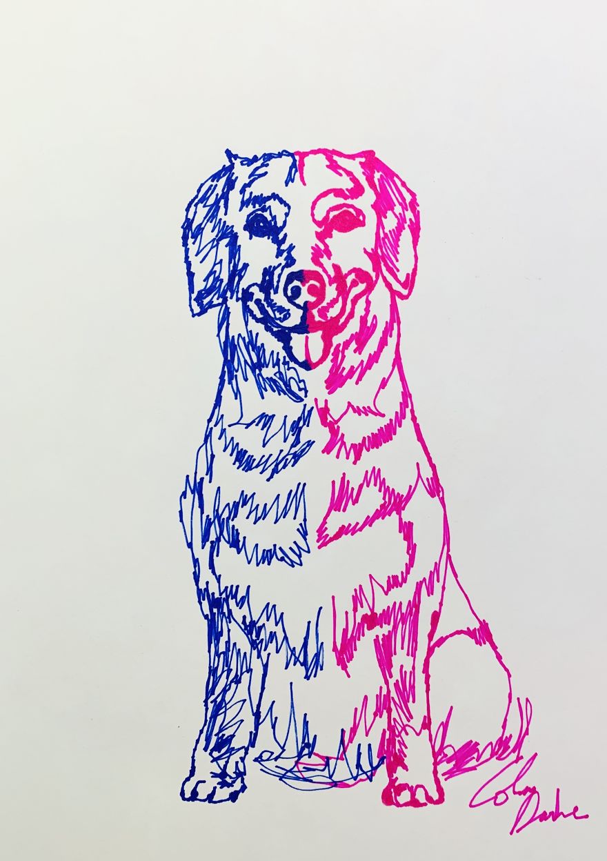 Viral Artist Drawing With Both Hands At The Same Time Viral Artist Drawing With Both Hands At The Same Time