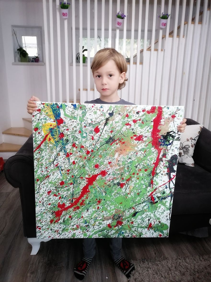 29 Paintings By My 5-Year-Old Son With Autism
