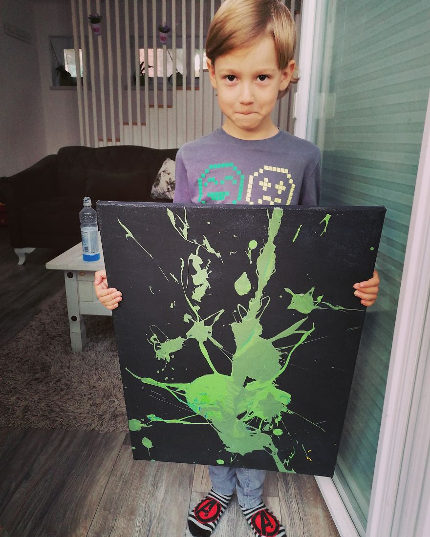 29 Paintings By My 5-Year-Old Son With Autism