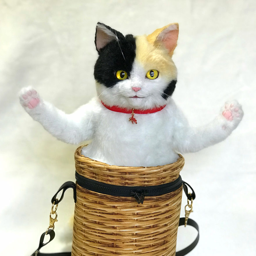 This Japanese Artist Continues To Create Cat Bags (New Pics)