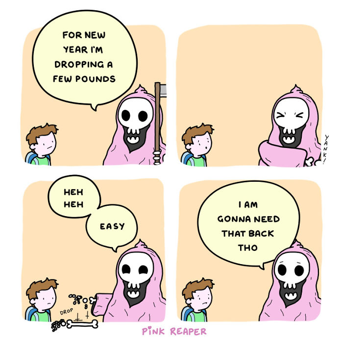 Wholesome Webcomic About The Grim Reaper’s Brighter Side (15 Pics)