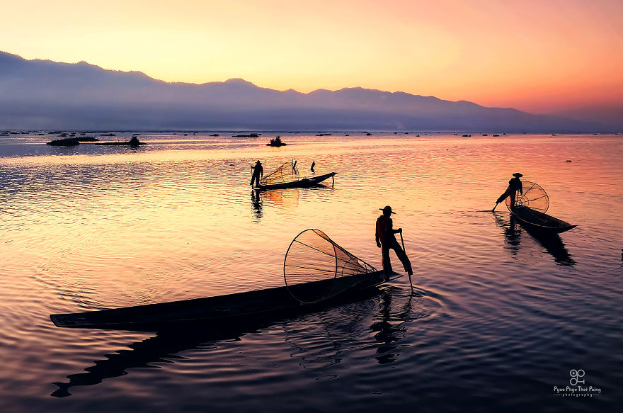 The Fishermen From Inle Lake , Most Magical Travel Photography By Pyae Phyo Thet Paing The Fishermen From Inle Lake , Most Magical Travel Photography By Pyae Phyo Thet Paing