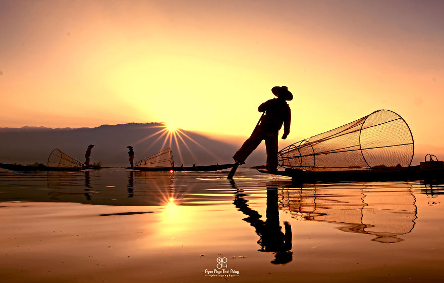 The Fishermen From Inle Lake , Most Magical Travel Photography By Pyae Phyo Thet Paing The Fishermen From Inle Lake , Most Magical Travel Photography By Pyae Phyo Thet Paing